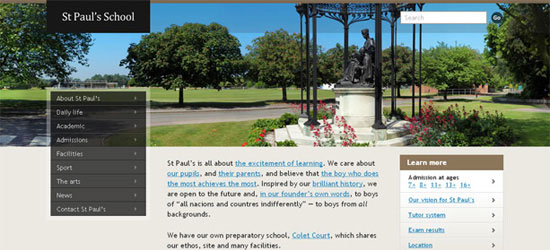 該網(wǎng)站是一個靈活的網(wǎng)格布局變化取決于瀏覽器的窗口的大小。布局的改變表明光滑，光滑的動畫。